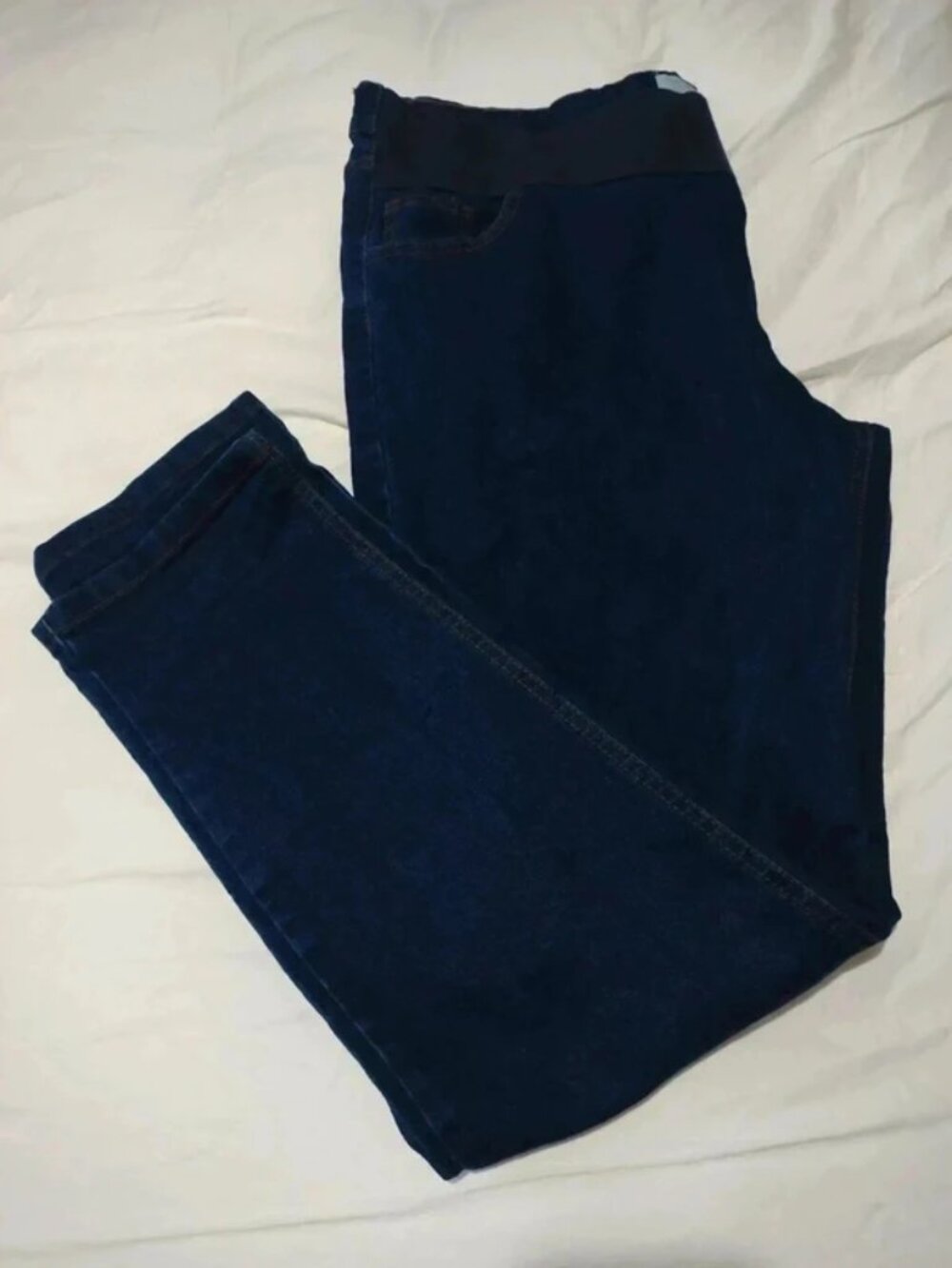 New look maternity skinny jeans size 18 dark denim
